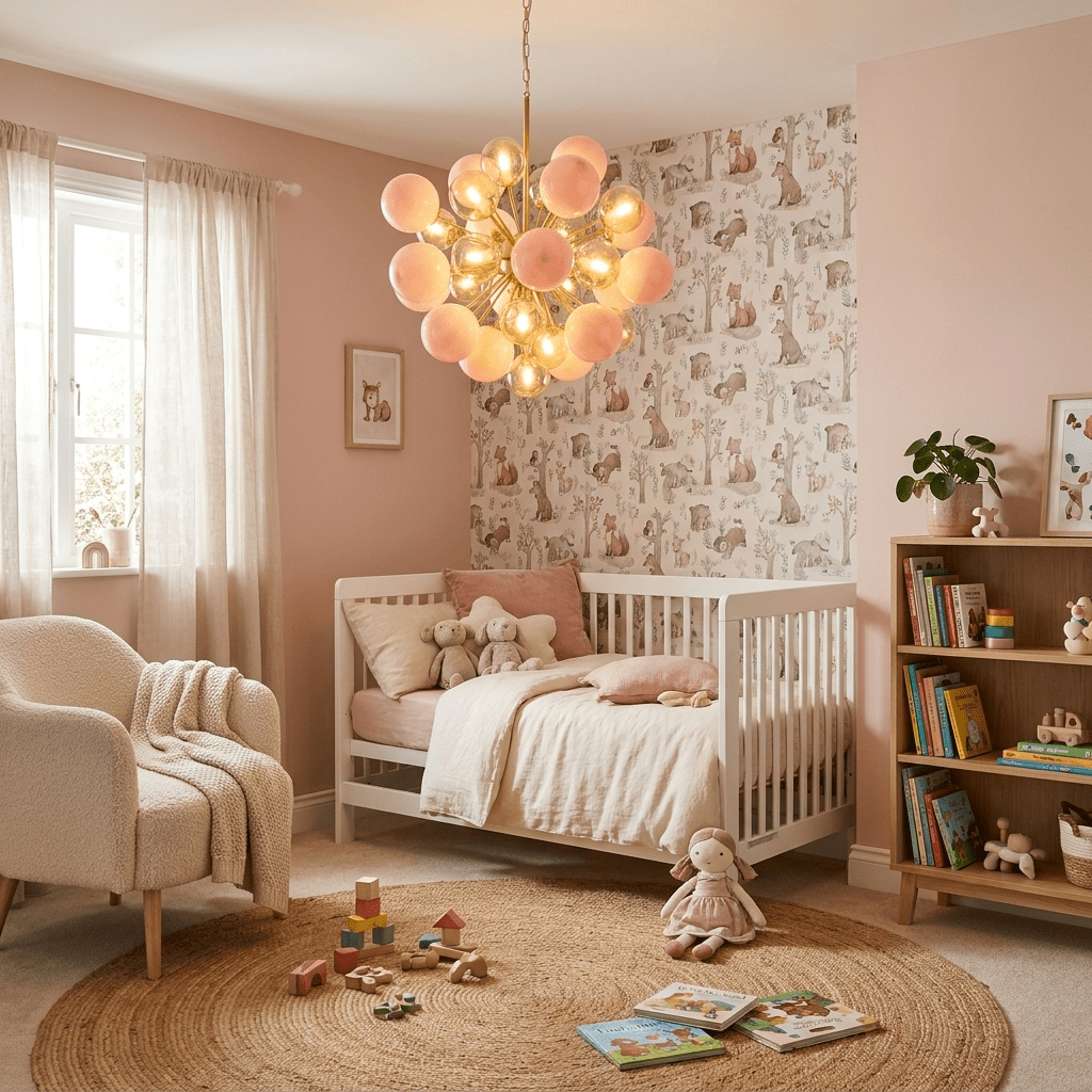 Pomelia Glass Globe Sputnik Chandelier - Vakkerlight