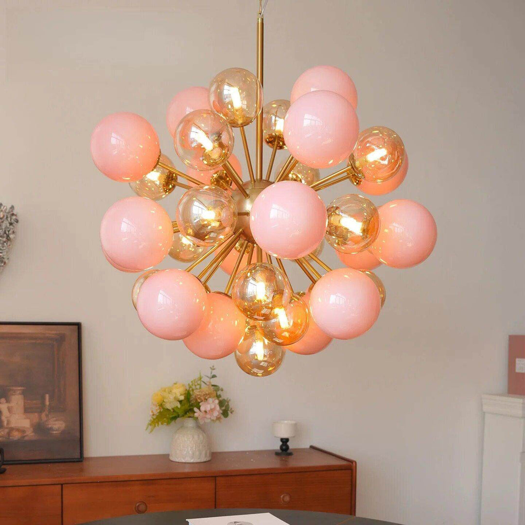 Pomelia Glass Globe Sputnik Chandelier - Vakkerlight
