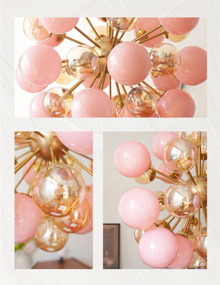 Pomelia Glass Globe Sputnik Chandelier - Vakkerlight