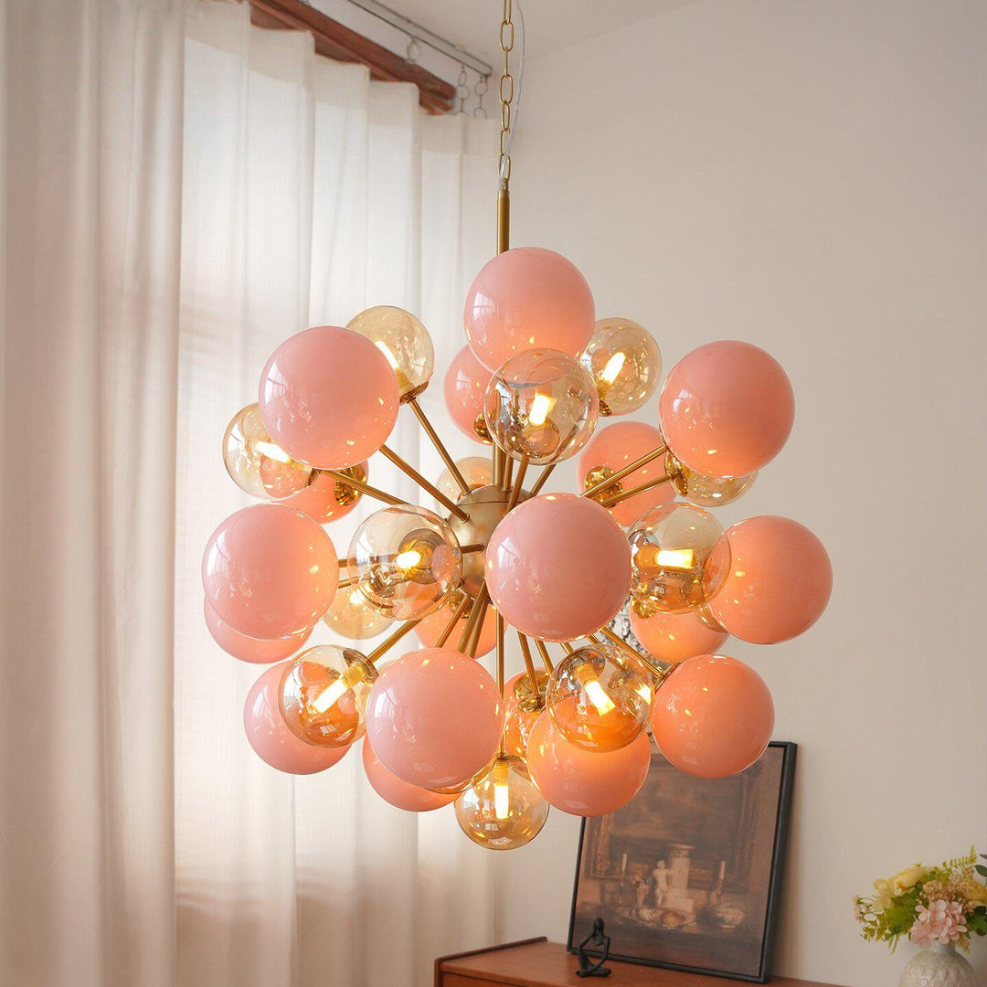 Pomelia Glass Globe Sputnik Chandelier - Vakkerlight