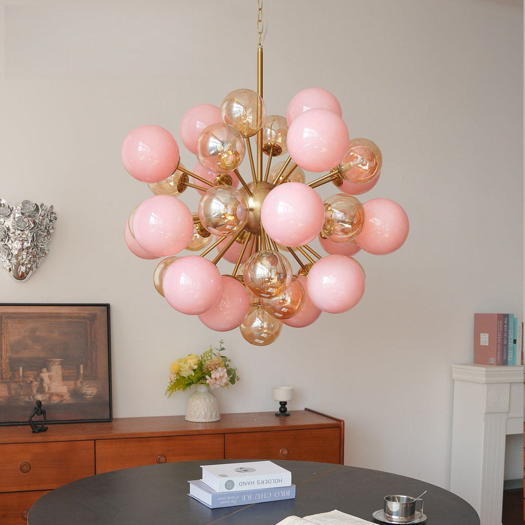 Pomelia Glass Globe Sputnik Chandelier - Vakkerlight