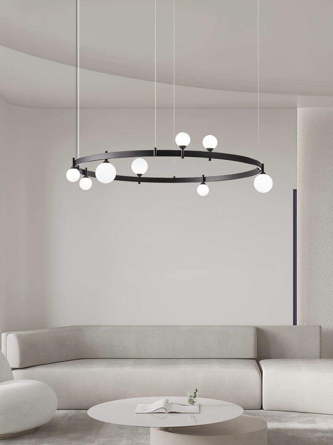 Pomi Round Chandelier - Vakkerlight