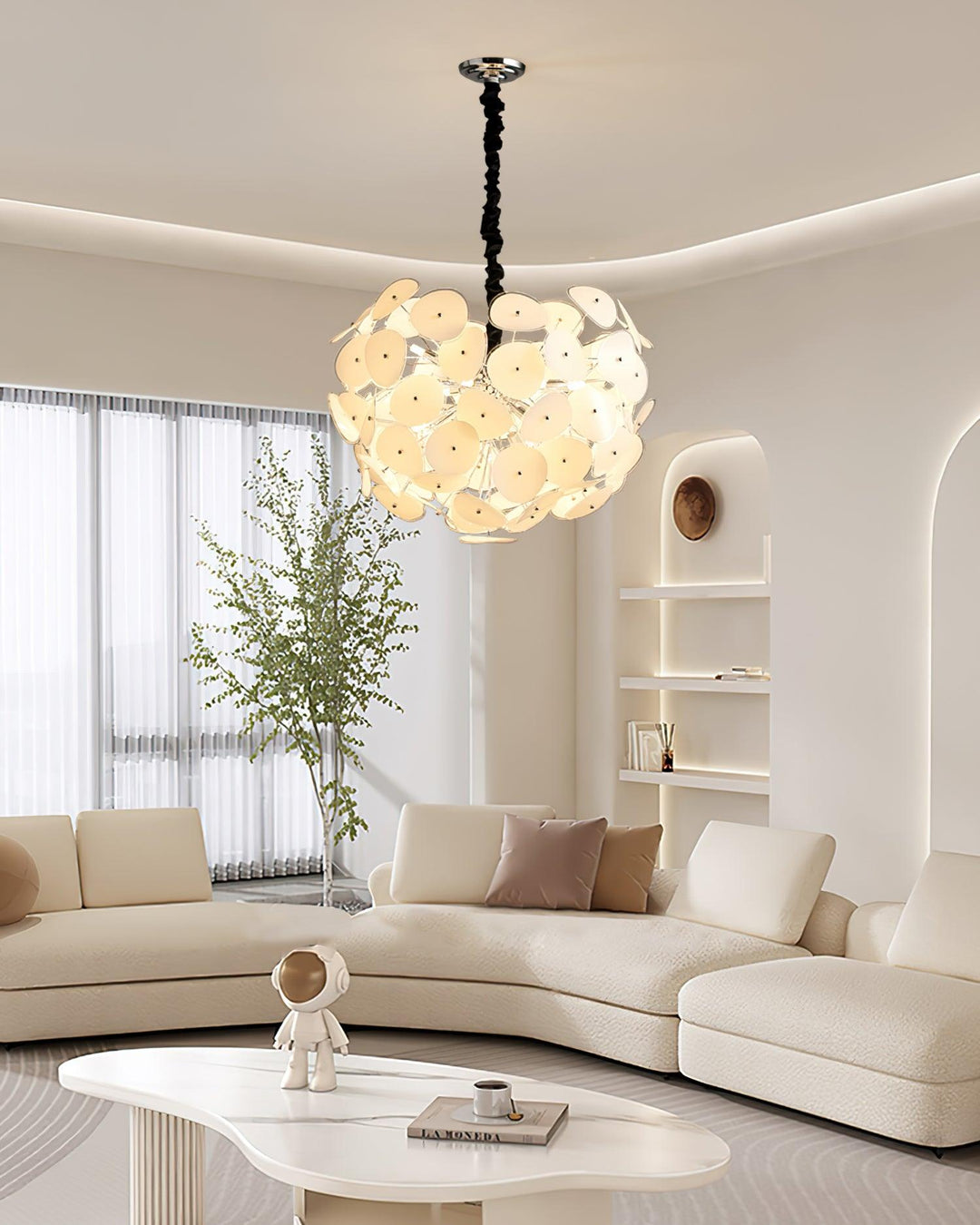 Poppy Glass Chandelier - Vakkerlight