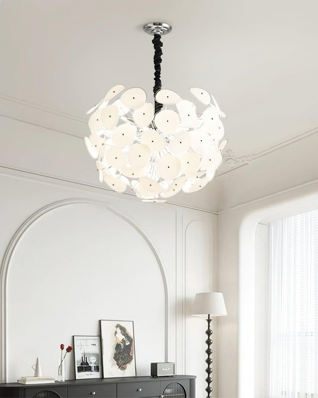 Poppy Glass Chandelier - Vakkerlight