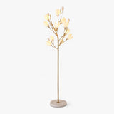 Lampada da Terra Magnolia in Porcellana Bianca