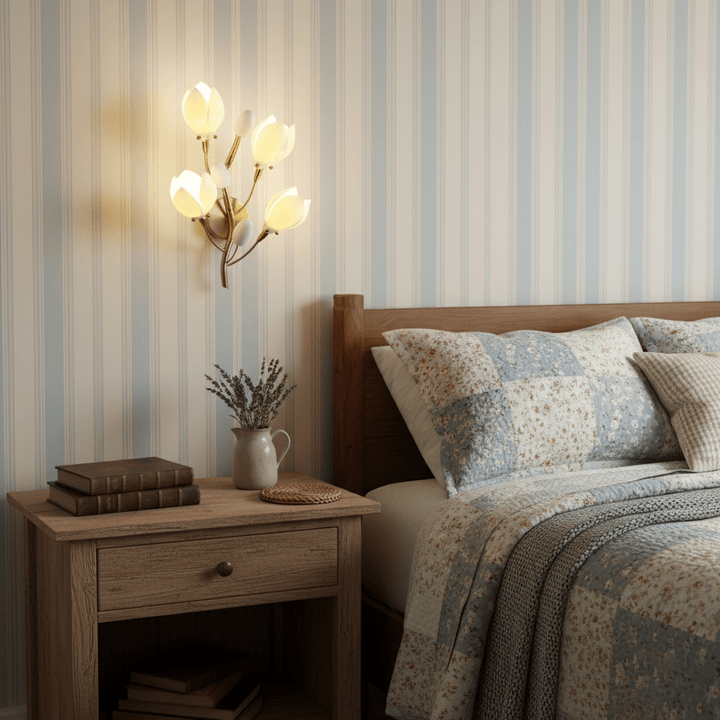 Porcelain Magnolia Wall Lamp - Vakkerlight