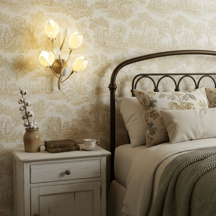 Porcelain Magnolia Wall Lamp - Vakkerlight