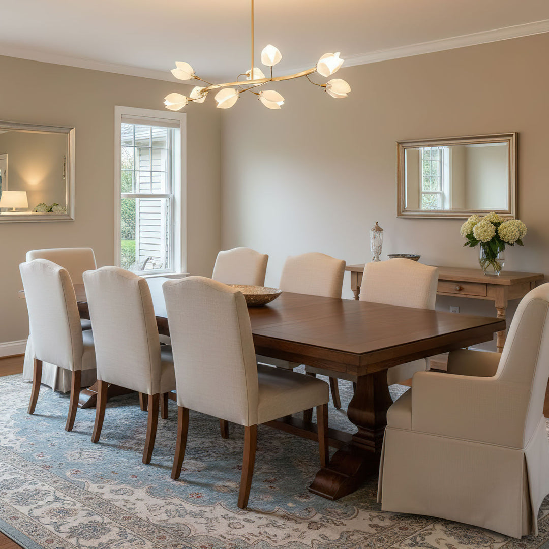 Porcelain Magnolia Chandelier - Vakkerlight