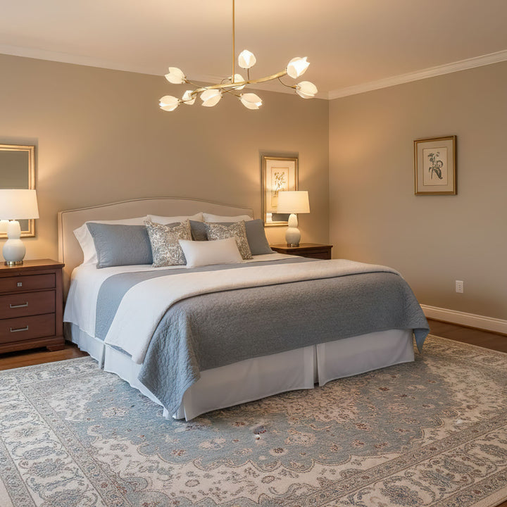 Porcelain Magnolia Chandelier - Vakkerlight