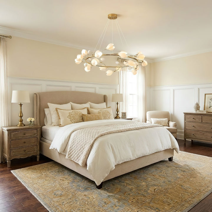 Porcelain Magnolia Chandelier - Vakkerlight