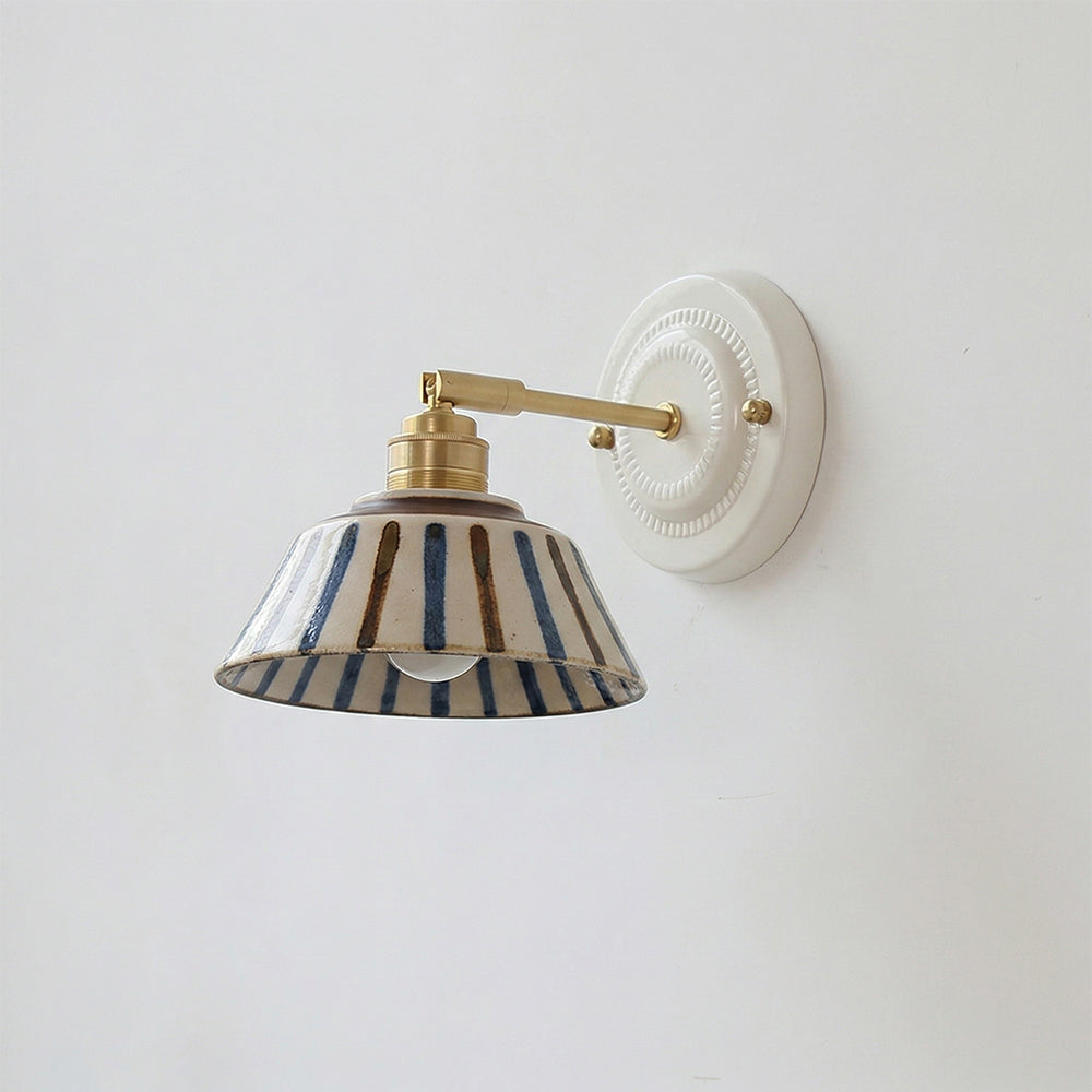 Porcelain Indigo Wall Lamp