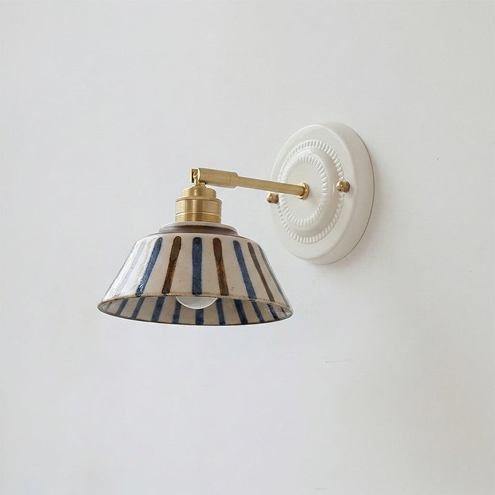 Porcelain Indigo Wall Lamp