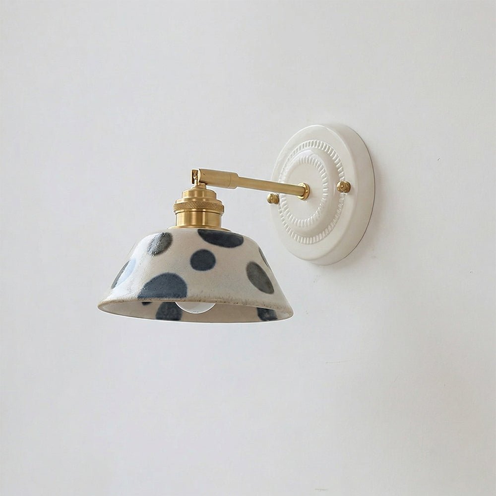 Porcelain Indigo Wall Lamp
