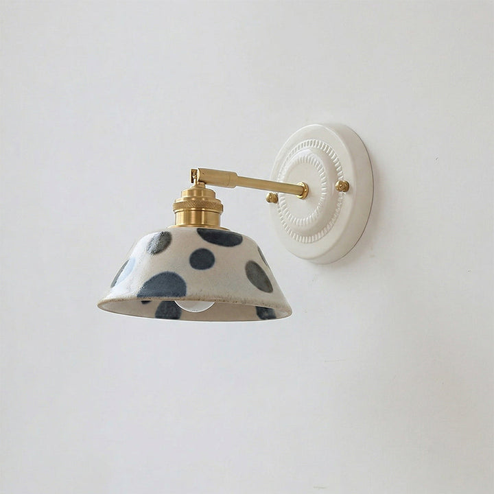 Porcelain Indigo Wall Lamp