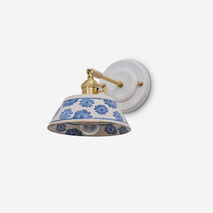 Porcelain Indigo Wall Lamp