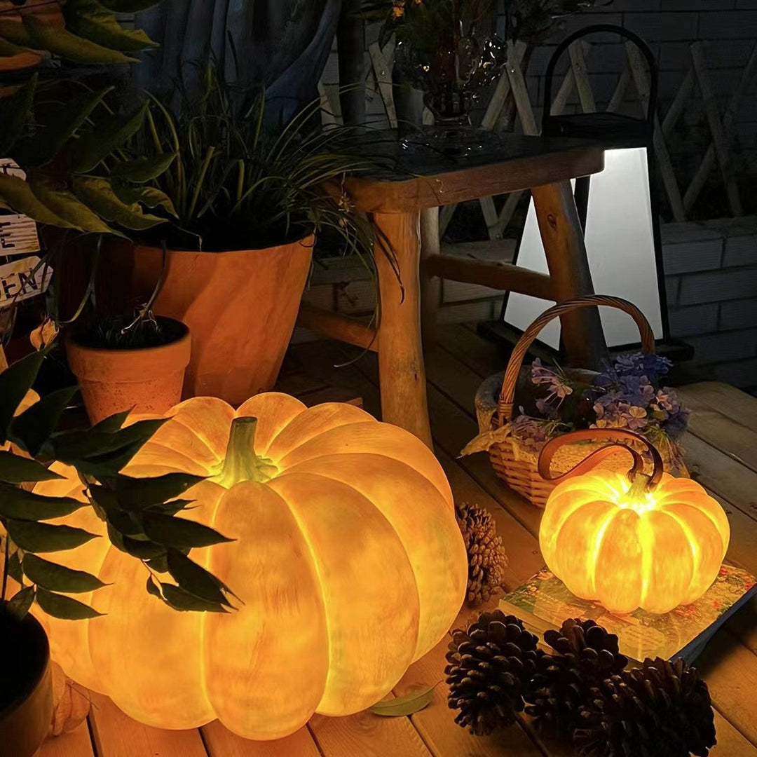 Portable Pumpkin Built-in Battery Table Lamp - Vakkerlight