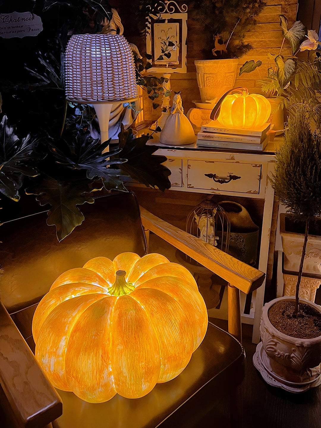 Portable Pumpkin Built-in Battery Table Lamp - Vakkerlight