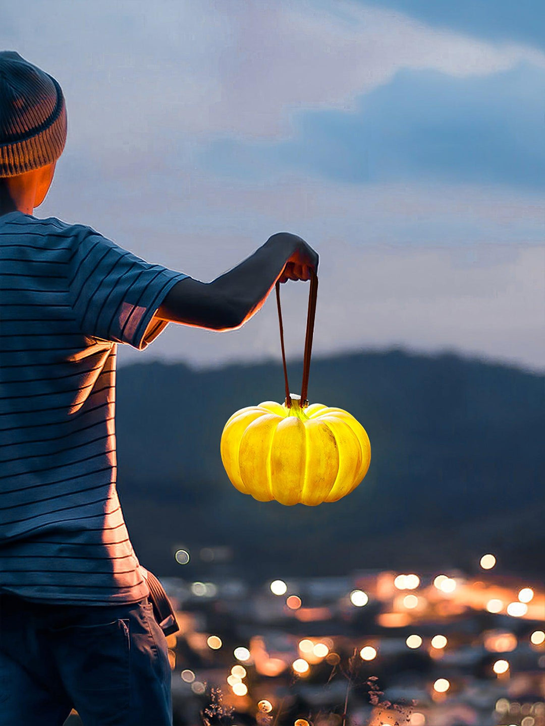 Portable Pumpkin Built-in Battery Table Lamp - Vakkerlight