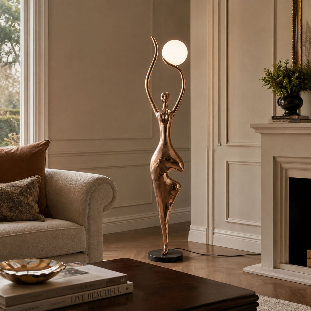 Pose Yoga Sculpture Floor Lamp - Vakkerlight