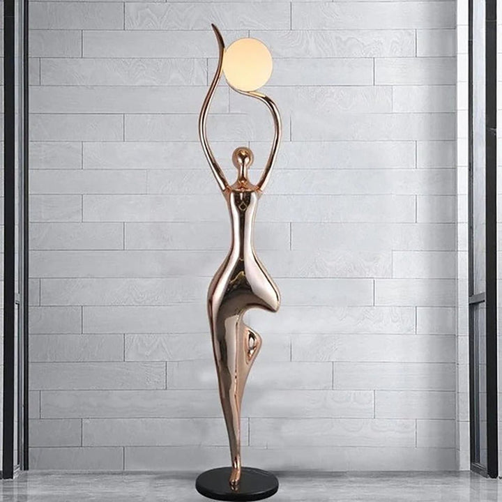 Pose Yoga Sculpture Floor Lamp - Vakkerlight