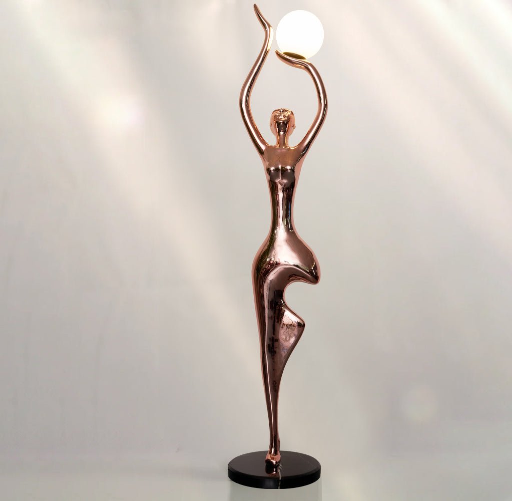 Pose Yoga Sculpture Floor Lamp - Vakkerlight