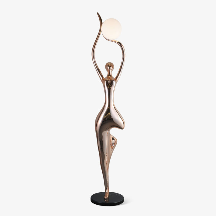 Pose Yoga Sculpture Floor Lamp - Vakkerlight
