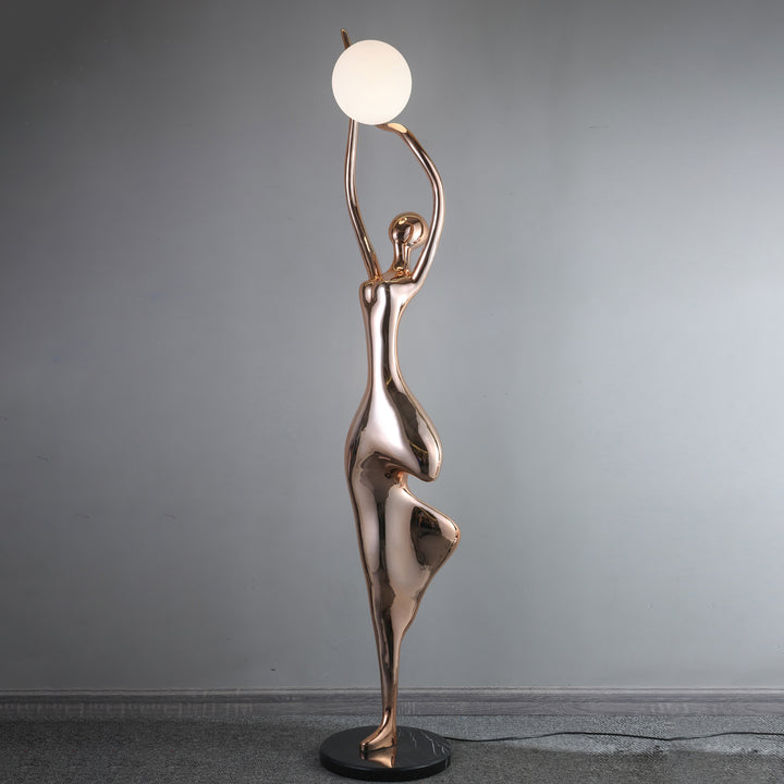 Pose Yoga Sculpture Floor Lamp - Vakkerlight
