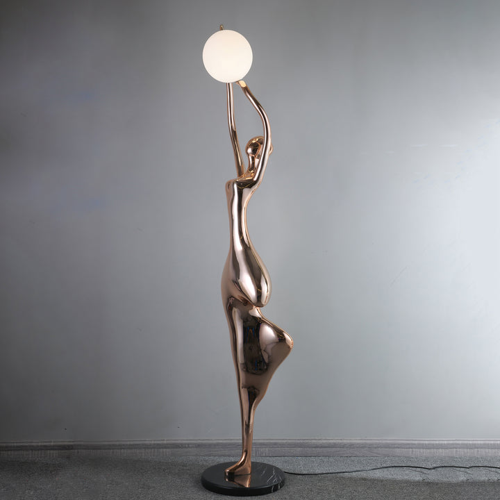 Pose Yoga Sculpture Floor Lamp - Vakkerlight