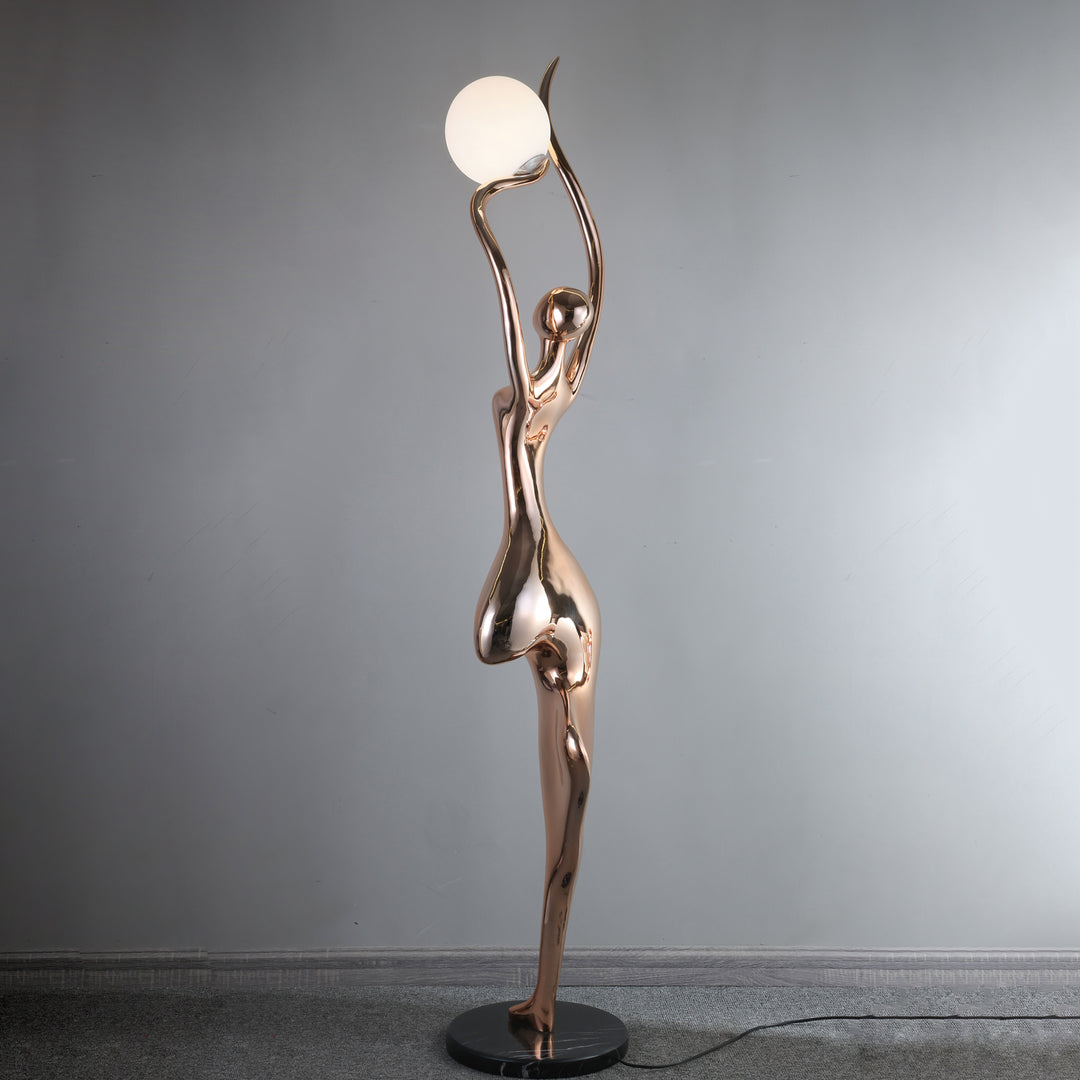 Pose Yoga Sculpture Floor Lamp - Vakkerlight
