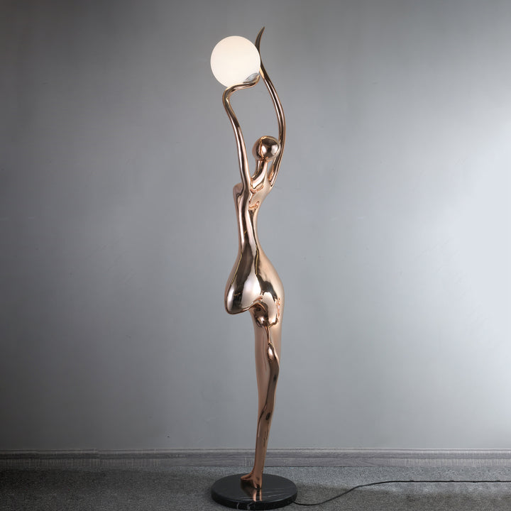 Pose Yoga Sculpture Floor Lamp - Vakkerlight