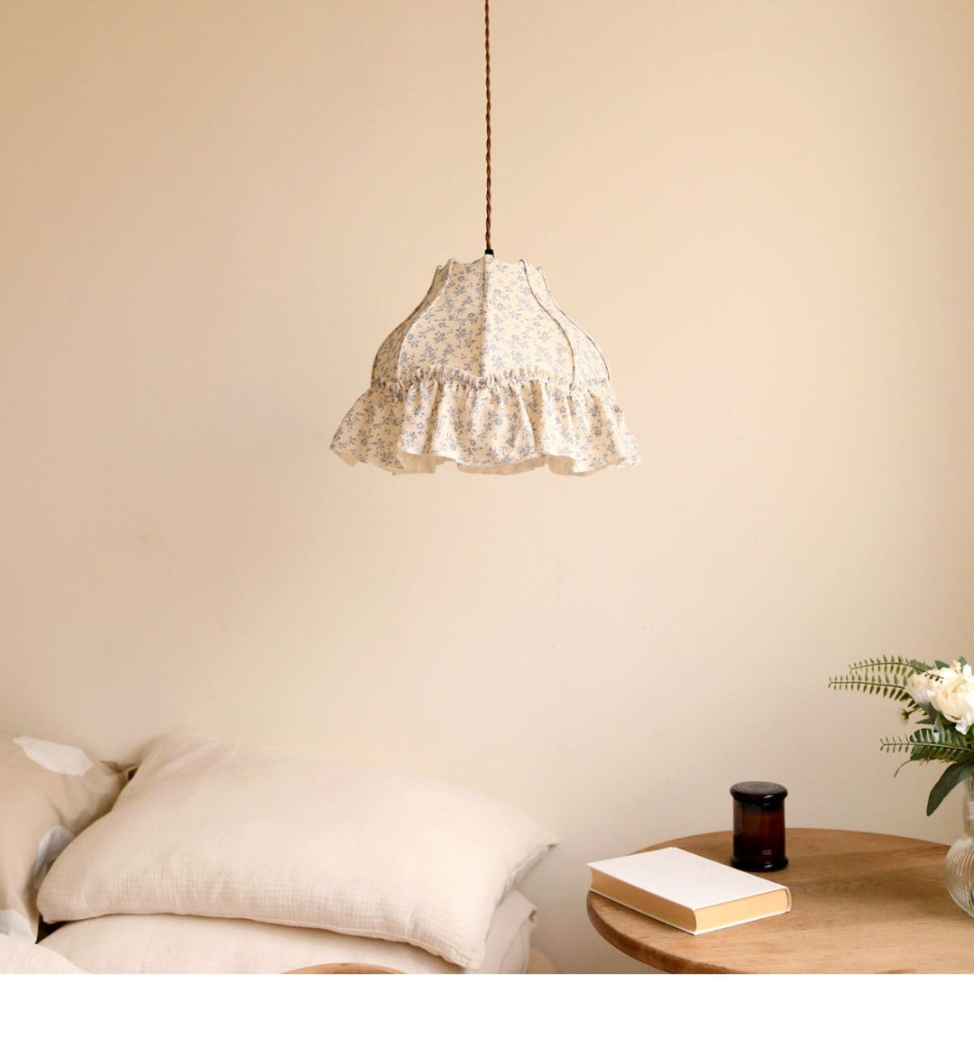 Posy Ruffled Floral Pendant Light