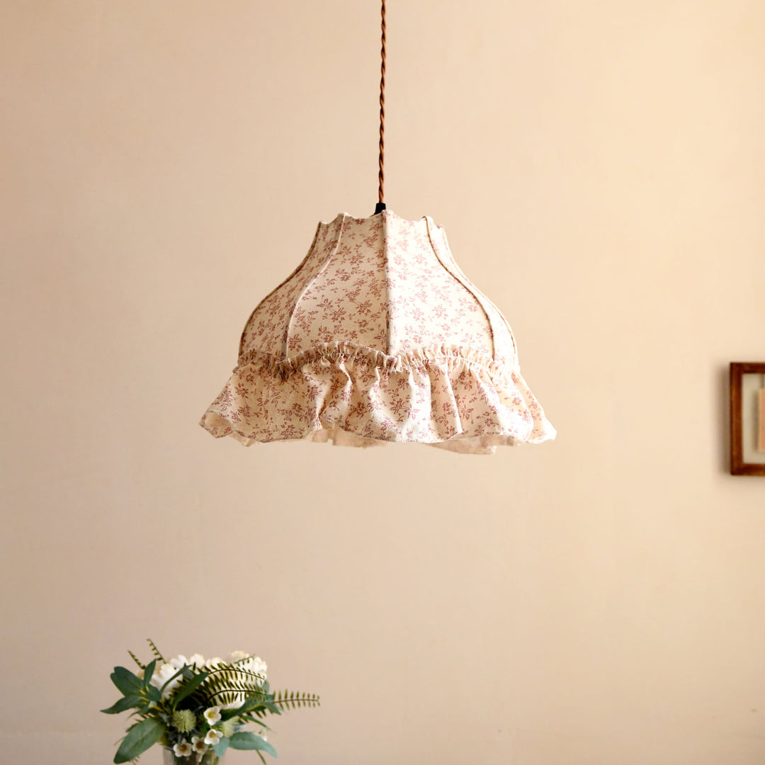 Posy Ruffled Floral Pendant Light