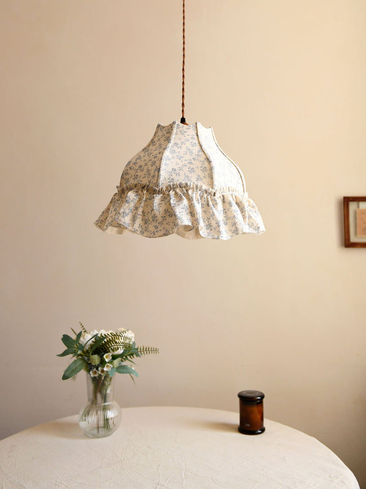 Posy Ruffled Floral Pendant Light