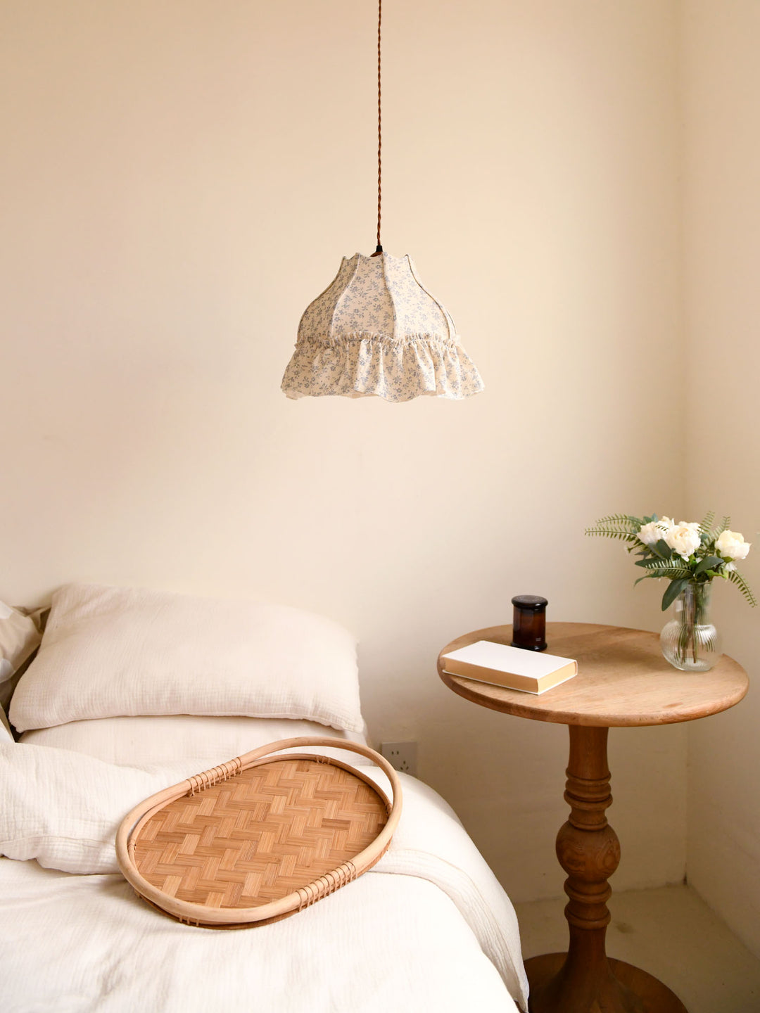 Posy Ruffled Floral Pendant Light