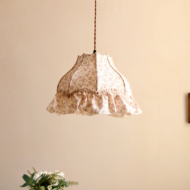 Posy Ruffled Floral Pendant Light