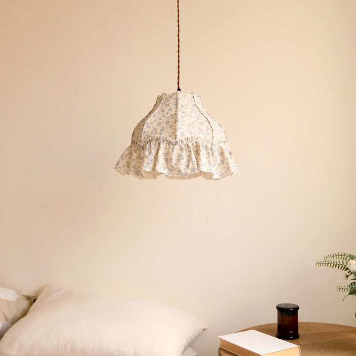 Posy Ruffled Floral Pendant Light