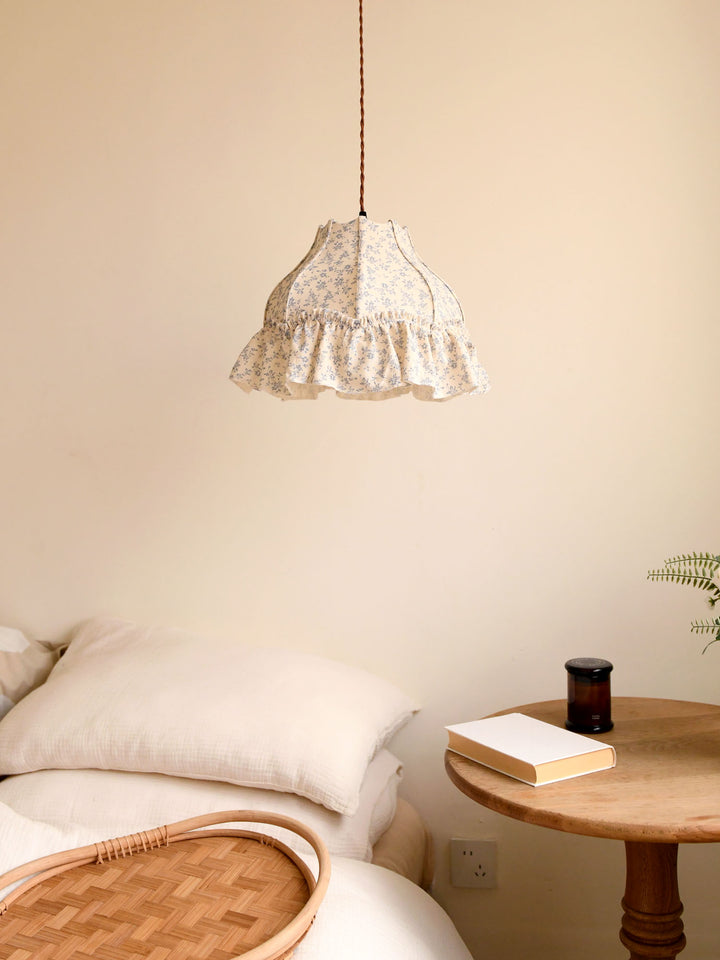 Posy Ruffled Floral Pendant Light