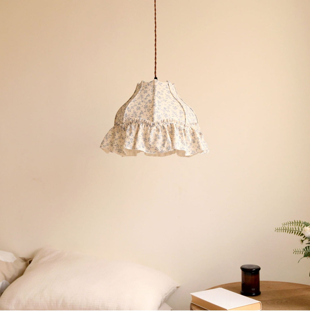 Posy Ruffled Floral Pendant Light