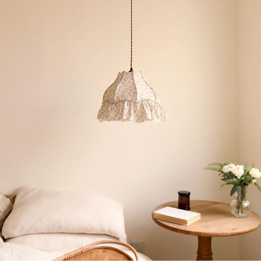 Posy Ruffled Floral Pendant Light
