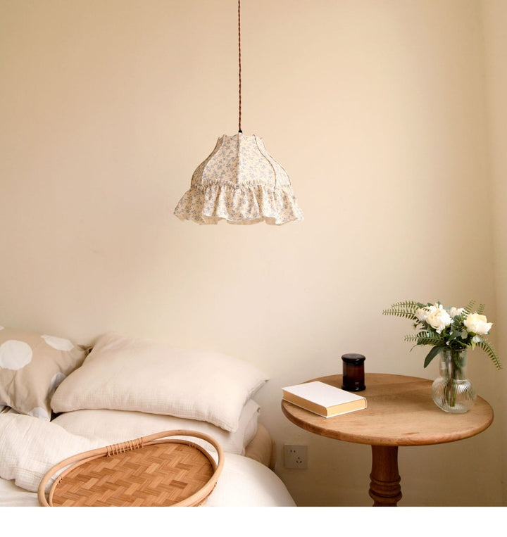 Posy Ruffled Floral Pendant Light