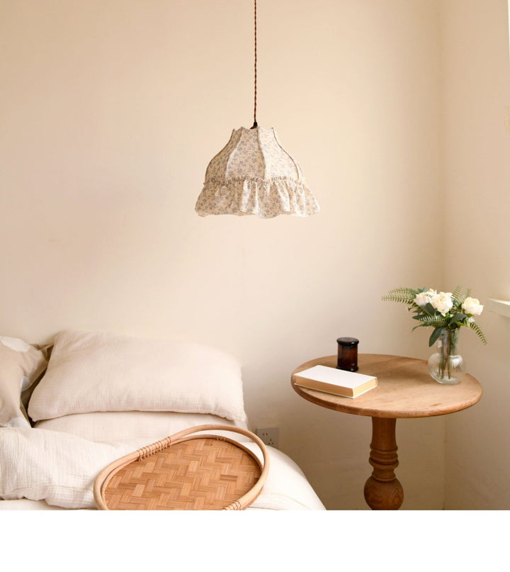 Posy Ruffled Floral Pendant Light