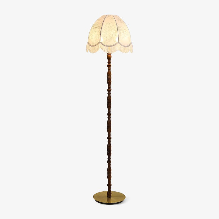 Printed Tassel Floor Lamp - Vakkerlight