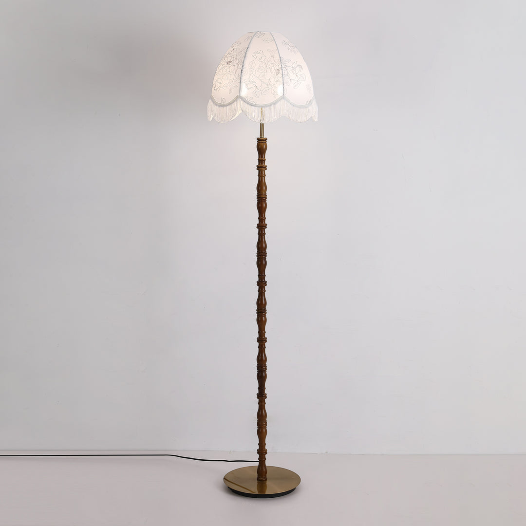 Printed Tassel Floor Lamp - Vakkerlight