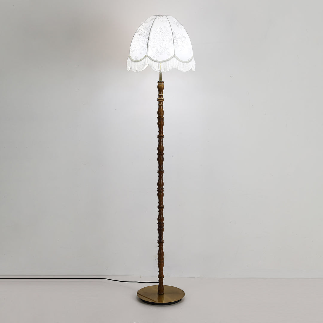 Printed Tassel Floor Lamp - Vakkerlight