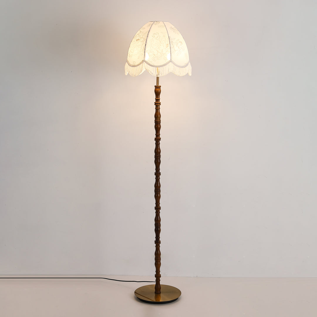 Printed Tassel Floor Lamp - Vakkerlight