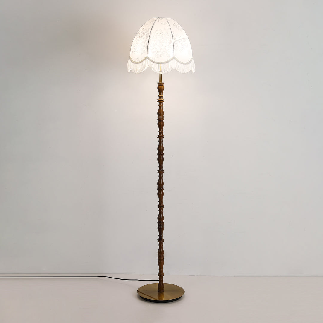 Printed Tassel Floor Lamp - Vakkerlight