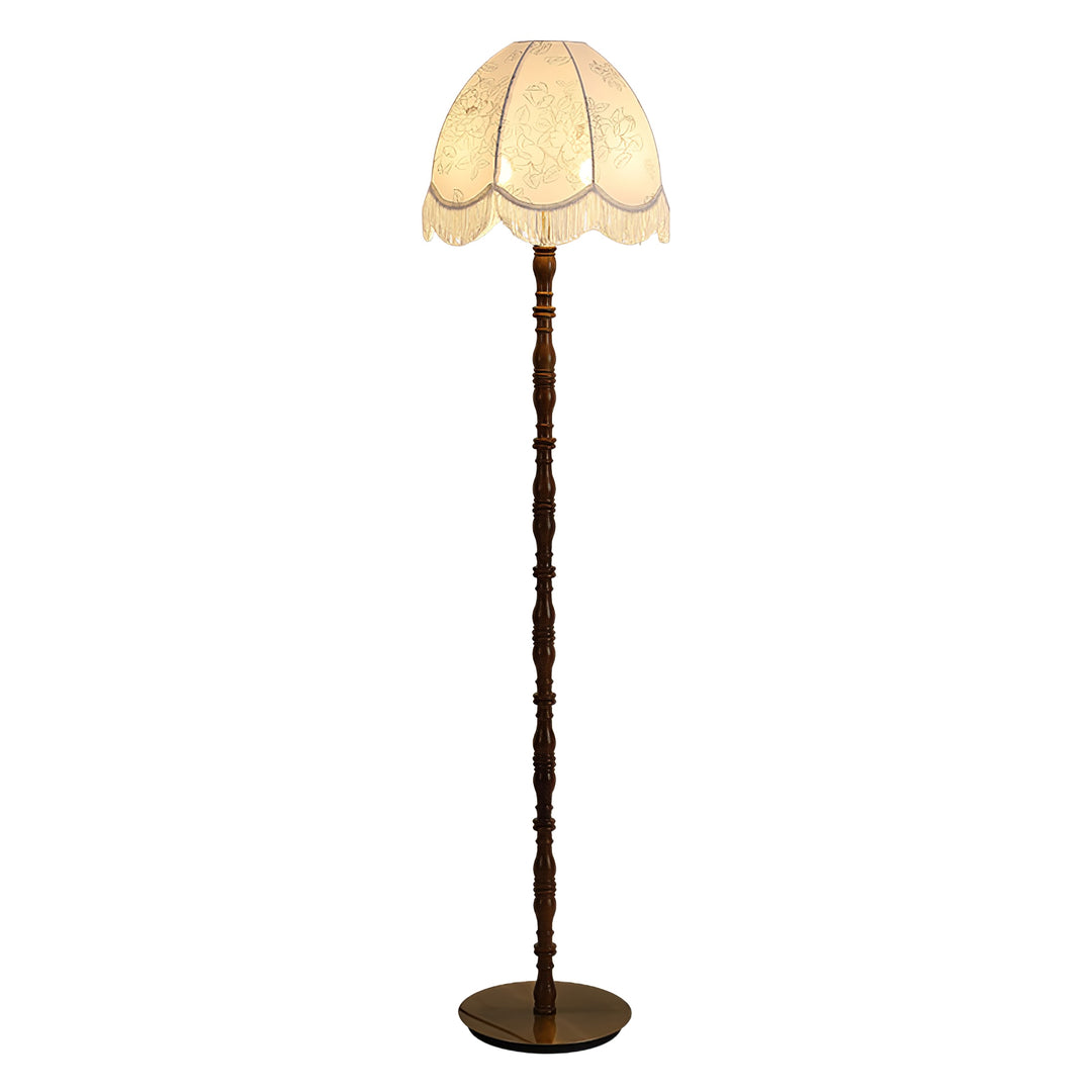 Printed Tassel Floor Lamp - Vakkerlight