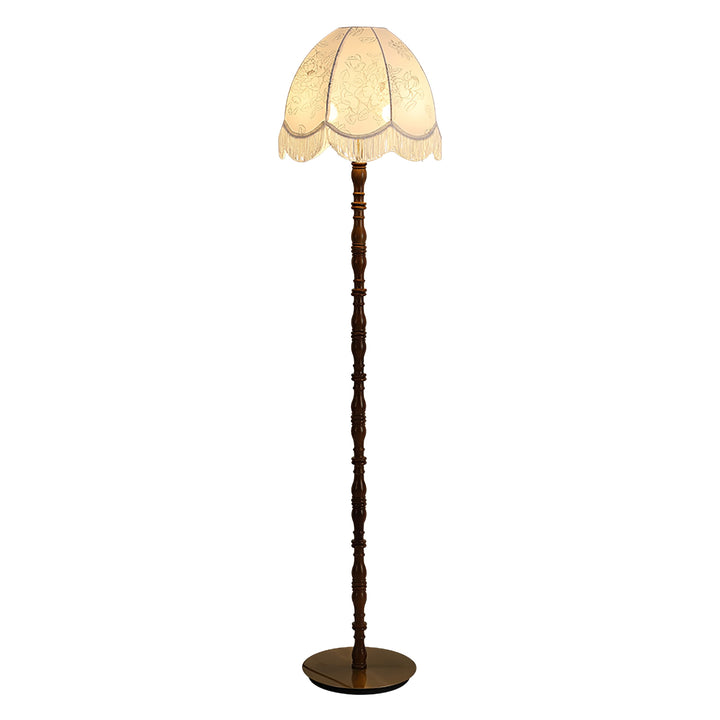 Printed Tassel Floor Lamp - Vakkerlight