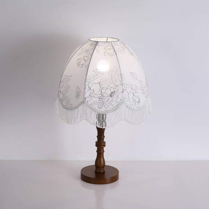 Printed Tassel Table Lamp - Vakkerlight