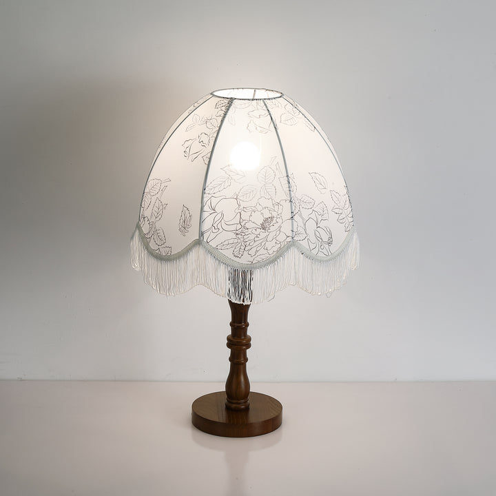 Printed Tassel Table Lamp - Vakkerlight